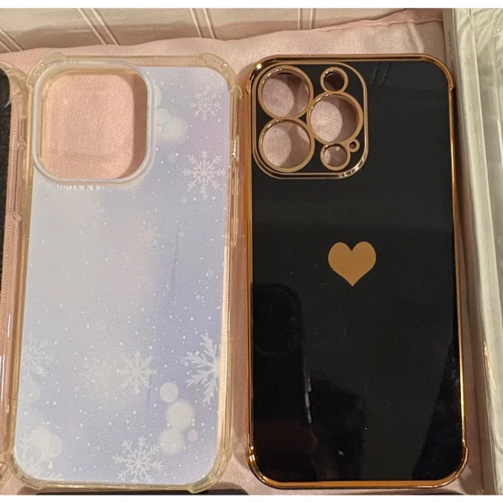 Mixed Bundle Of 12 Stylish Phone Cases For iPhone & Samsung Various Patterns